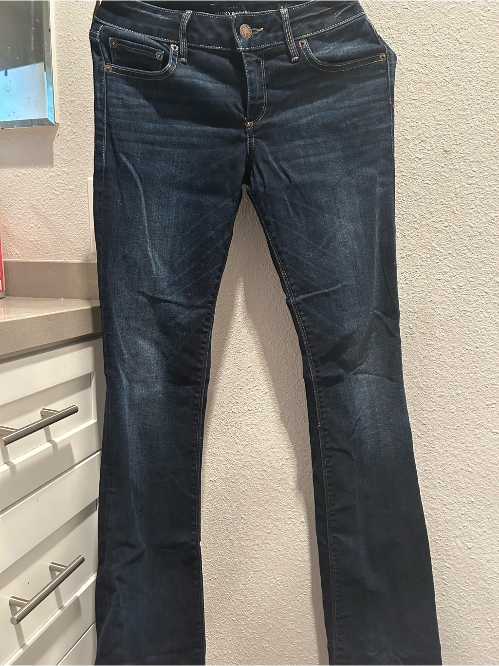 Lucky Brand Womens Dark Indigo Bootcut Jeans